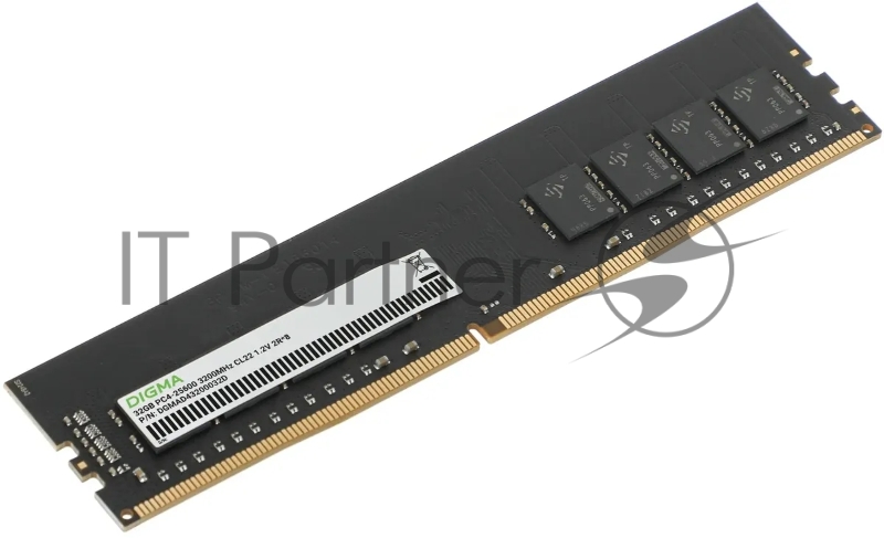 Память DDR4 32GB 3200MHz Digma DGMAD43200032D RTL PC4-25600 CL22 DIMM 288-pin 1.2В dual rank Ret