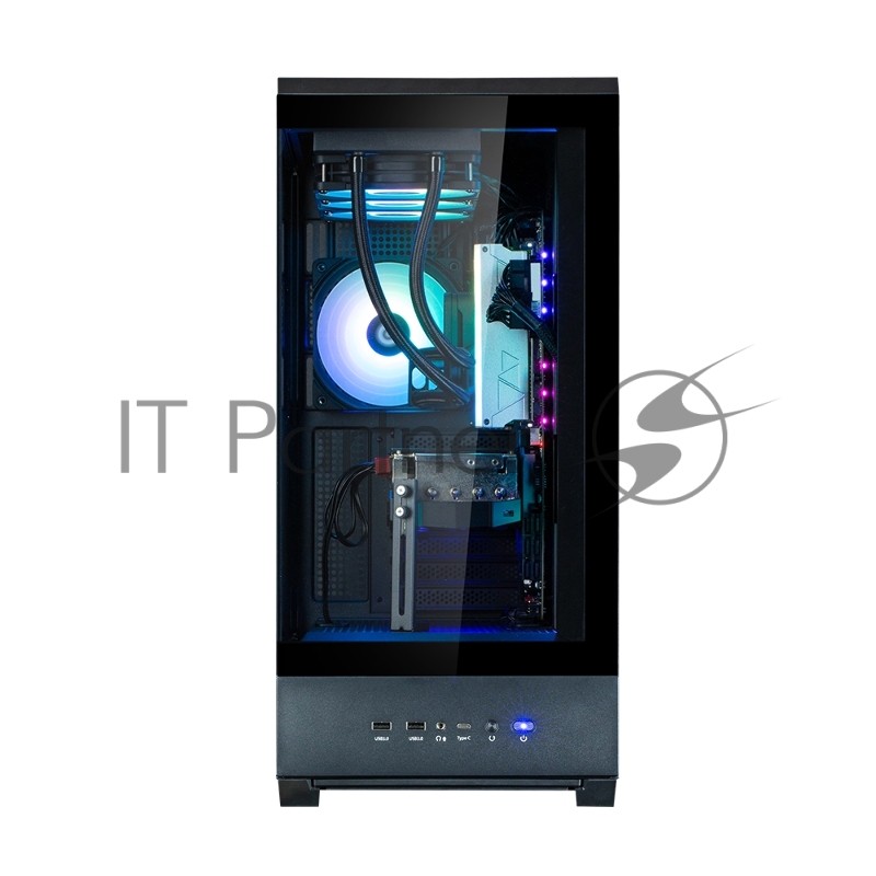 Корпус ZALMAN P50 DS, ATX, BLACK, WINDOW, 2x3.5, 3x2.5, 1xUSB TYPE-C, 2xUSB3.0, SIDE 3x120mm ARGB, REAR 1x120mm ARGB