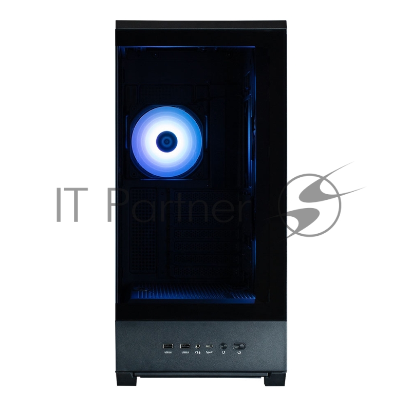 Корпус ZALMAN P50 DS, ATX, BLACK, WINDOW, 2x3.5, 3x2.5, 1xUSB TYPE-C, 2xUSB3.0, SIDE 3x120mm ARGB, REAR 1x120mm ARGB