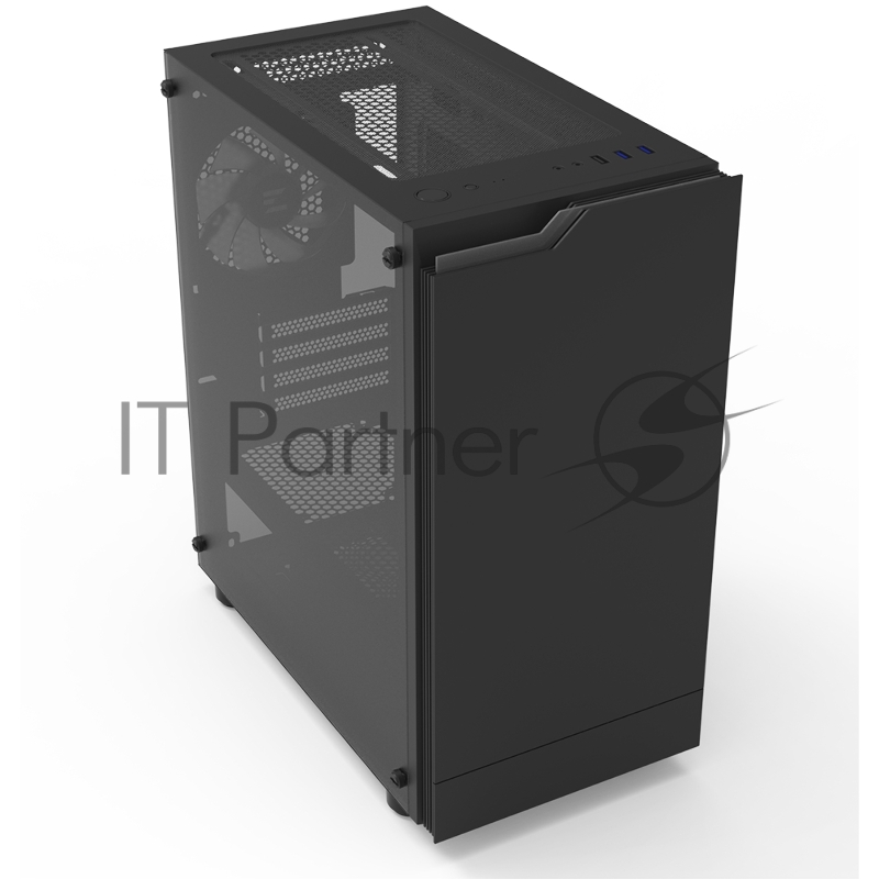 Корпус ZALMAN T4 PLUS, MATX, BLACK, WINDOW, 1 x Combo (3.5 or 2.5), 1x3.5, 2x2.5, 1xUSB2.0, 2xUSB3.0, REAR 1x120mm ARGB