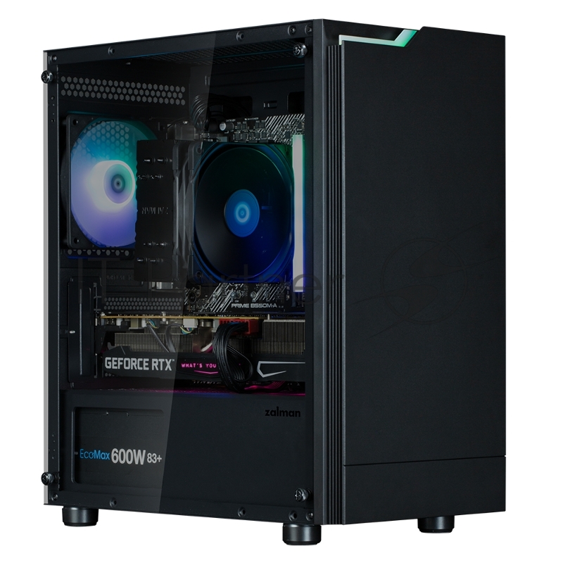 Корпус ZALMAN T4 PLUS, MATX, BLACK, WINDOW, 1 x Combo (3.5 or 2.5), 1x3.5, 2x2.5, 1xUSB2.0, 2xUSB3.0, REAR 1x120mm ARGB