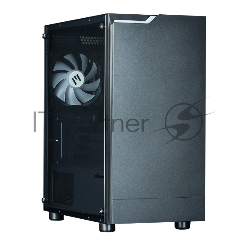 Корпус ZALMAN T4 PLUS, MATX, BLACK, WINDOW, 1 x Combo (3.5 or 2.5), 1x3.5, 2x2.5, 1xUSB2.0, 2xUSB3.0, REAR 1x120mm ARGB