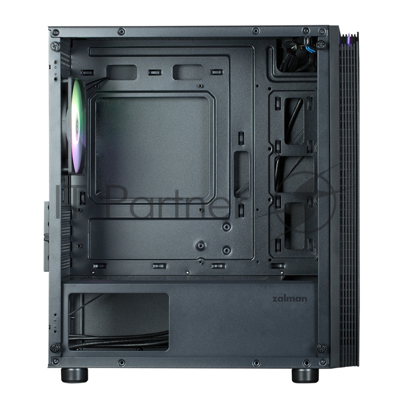 Корпус ZALMAN T4 PLUS, MATX, BLACK, WINDOW, 1 x Combo (3.5 or 2.5), 1x3.5, 2x2.5, 1xUSB2.0, 2xUSB3.0, REAR 1x120mm ARGB