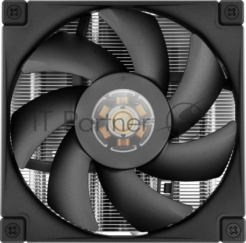 Устройство охлаждения(кулер) Deepcool AN400 Soc-AM5/AM4/1151/1200/1700 черный 4-pin 23.2dB Al 150W 431.4gr Ret (R-AN400-BKNNMN-G)