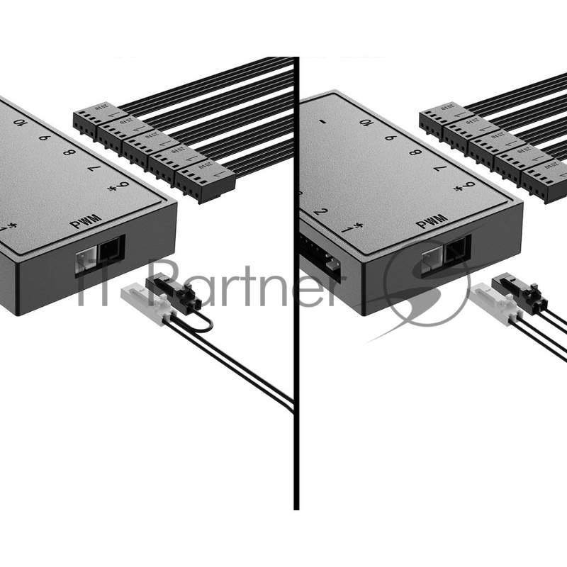 Контроллер скорости вращения вентиляторов Fan Hub ID-Cooling FH-10 PWM 10 Ports / SATA Power