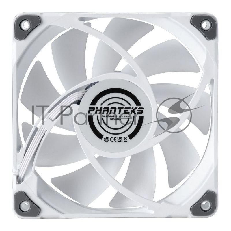 Вентилятор PHANTEKS M25 DRGB White 120x120x25мм (PWM, 20шт./кор, 500-2000 об/мин, 35.7dBa)