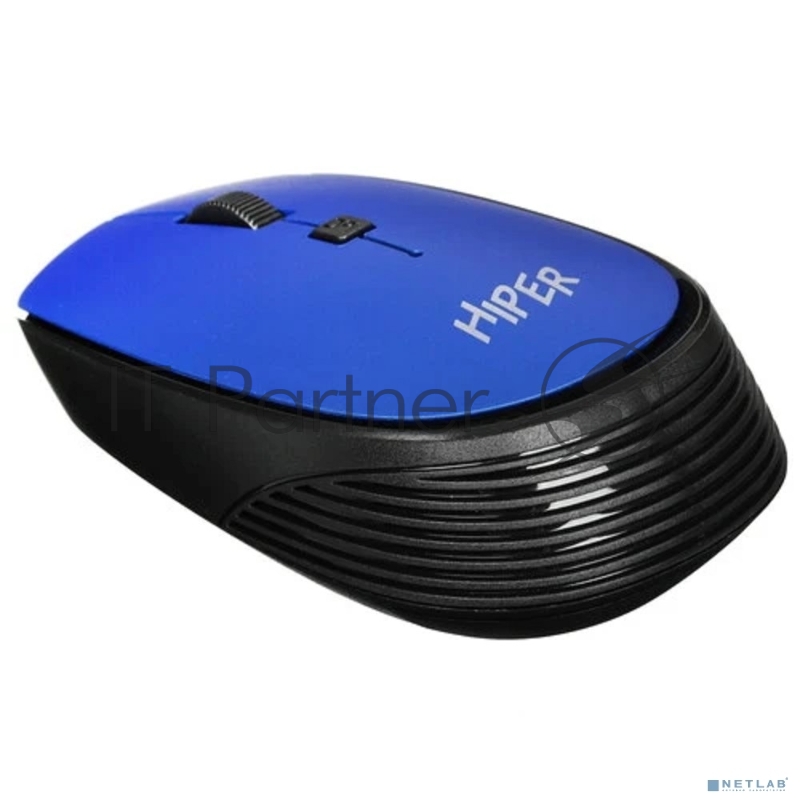 Мышь HIPER беспроводная HOMW-083 {1600dpi, синий, USB, 4кнп}