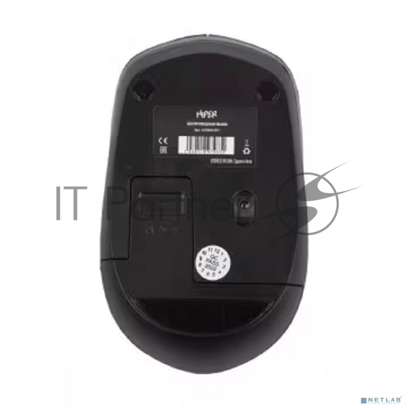 Мышь HIPER беспроводная HOMW-091 {1600dpi, черный, USB, 4кнп}
