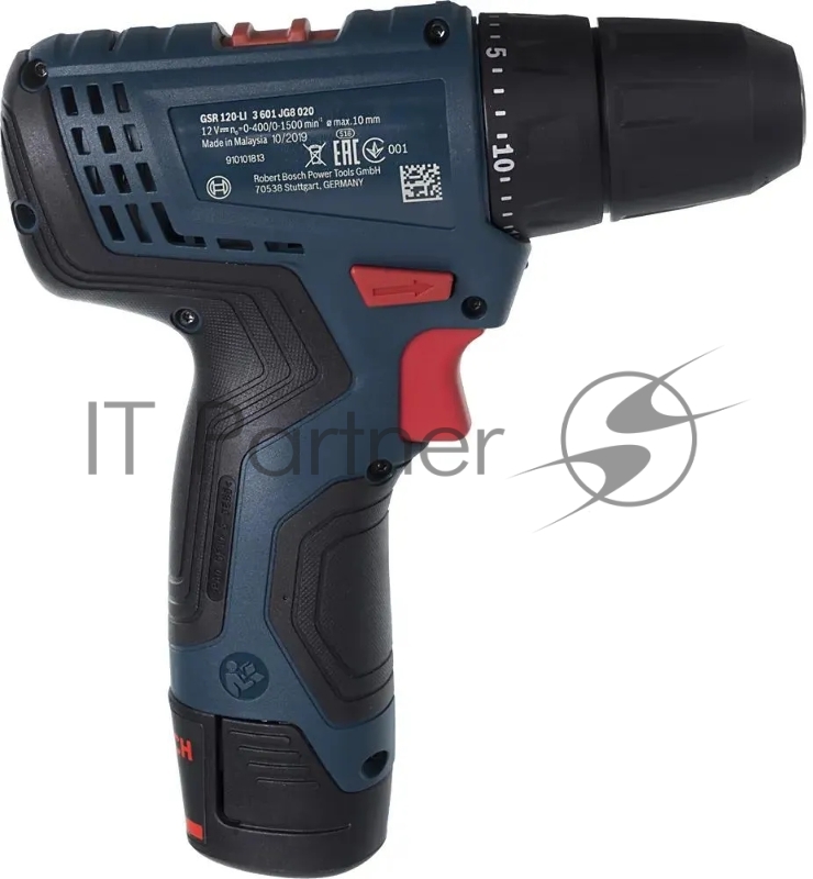 Дрель-шуруповерт Bosch GSR 120-LI аккум. патрон:быстрозажимной (кейс в комплекте) (06019G8000)