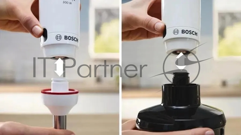 Блендер погружной Bosch MSM4W421 800Вт белый