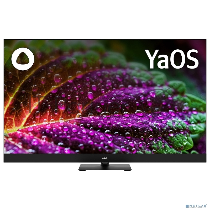 Телевизор BBK 50 50LED-8259/UTS2C черный QLED 4k UHD 60Hz ЯндексТВ