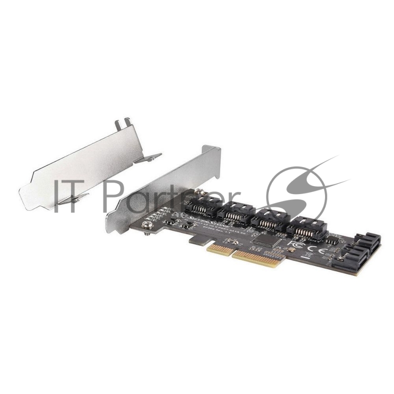 Контроллер Silverstone G46ECS060000010 6 Ports SATA Gen3 (6Gbps) Non-RAID PCI Express Gen3 x2 card