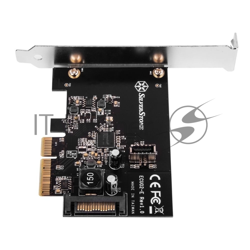 Контроллер Silverstone G56ECU02E000010 PCI Express card with USB 3.2 Gen 2 internal 20 pin Key-A connector