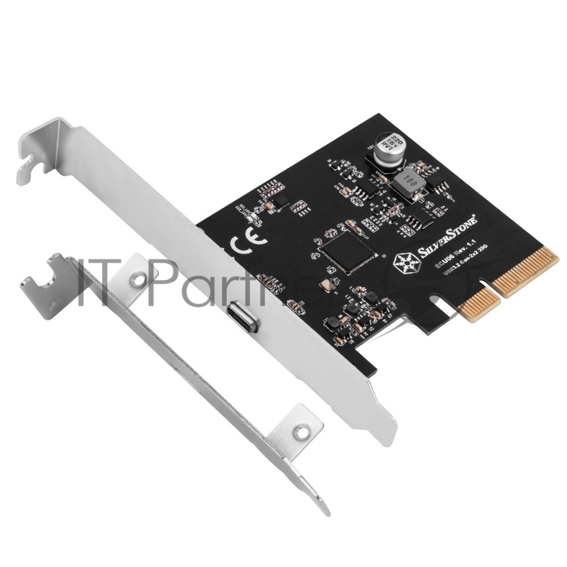 Контроллер Silverstone G56ECU060000010 SuperSpeed USB 20Gbps / USB-C 3.2 Gen 2x2 PCIe expansion card