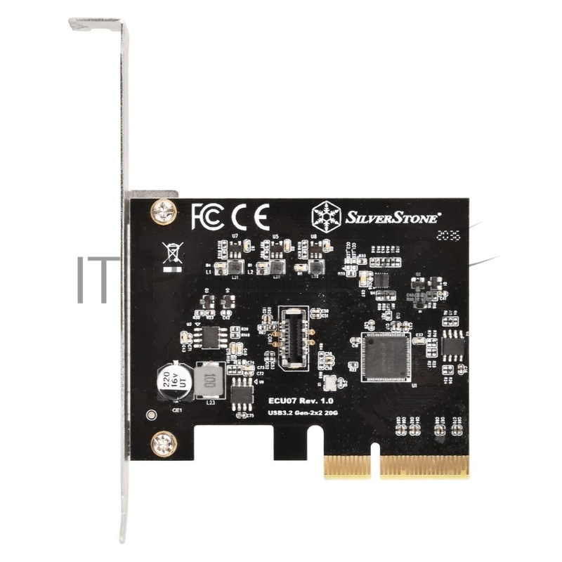 Контроллер Silverstone G56ECU070000010 SuperSpeed USB 20Gbps / internal USB-C Key-A 3.2 Gen 2x2 PCIe expansion card