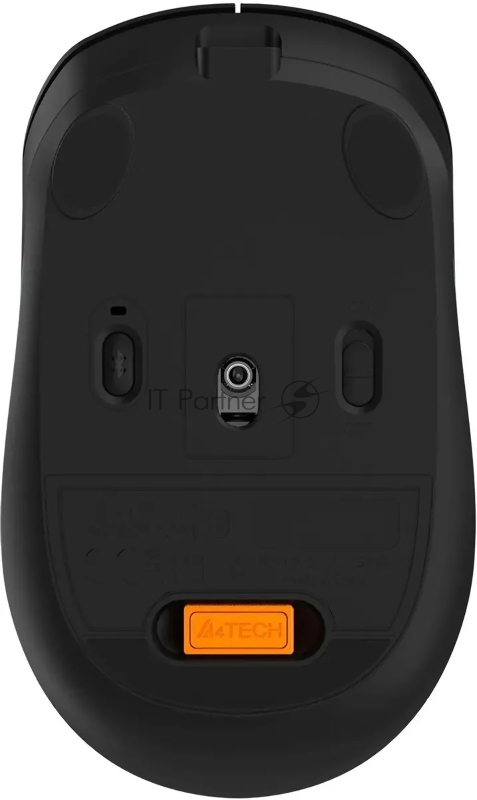 Мышь A4Tech Fstyler FB10CS черный/синий оптическая (2000dpi) silent беспроводная BT/Radio USB (4but)