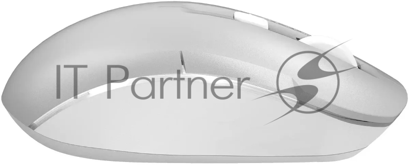 Мышь A4Tech Fstyler FB26CS Air2 серебристый/белый оптическая (2000dpi) silent беспроводная BT/Radio USB для ноутбука (4but)