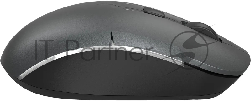 Мышь A4Tech Fstyler FB26CS Air2 серый/черный оптическая (2000dpi) silent беспроводная BT/Radio USB для ноутбука (4but)