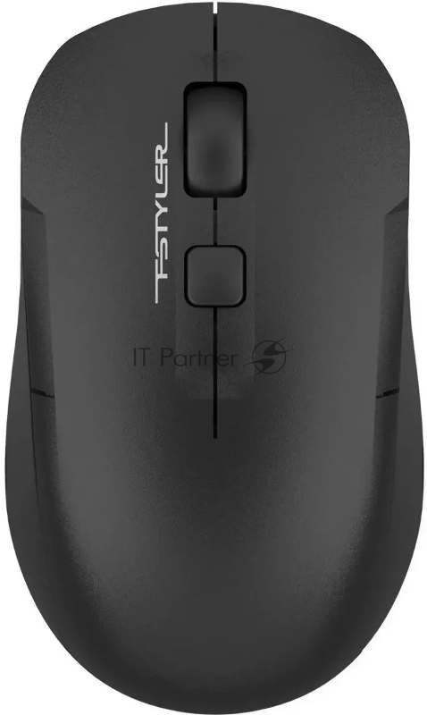 Мышь A4Tech Fstyler FG16CS Air2 черный оптическая (2000dpi) silent беспроводная USB для ноутбука (3but)