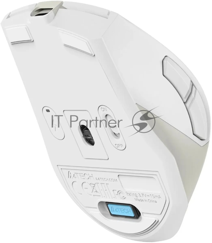 Мышь A4Tech Fstyler FG45CS Air2 бежевый оптическая (2000dpi) silent беспроводная USB для ноутбука (7but)
