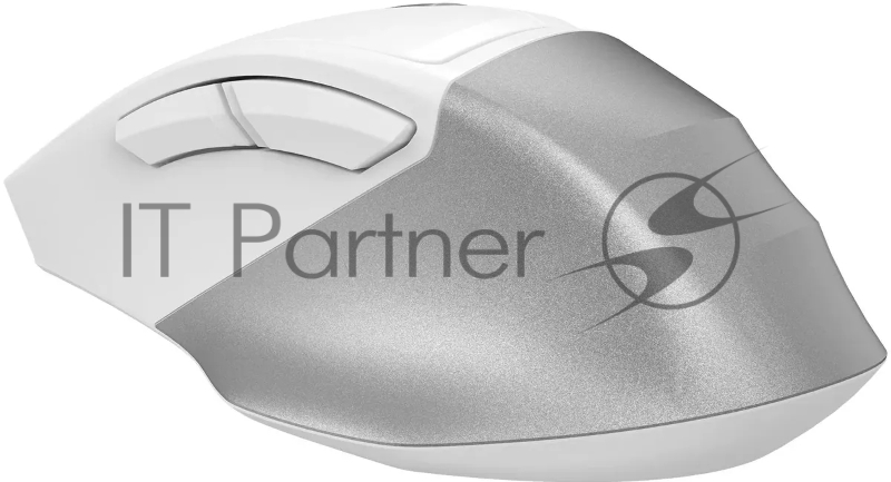 Мышь A4Tech Fstyler FG45CS Air2 белый/серебристый оптическая (2000dpi) silent беспроводная USB для ноутбука (7but)