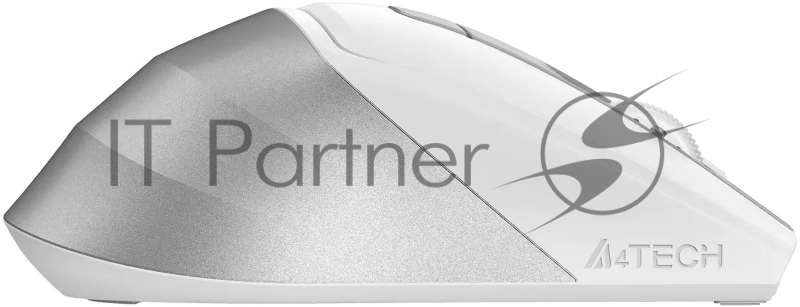 Мышь A4Tech Fstyler FG45CS Air2 белый/серебристый оптическая (2000dpi) silent беспроводная USB для ноутбука (7but)