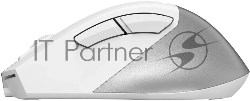 Мышь A4Tech Fstyler FG45CS Air2 белый/серебристый оптическая (2000dpi) silent беспроводная USB для ноутбука (7but)