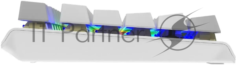 Клавиатура A4Tech Fstyler FS100 Neon механическая серый/белый USB for gamer LED (FS100)