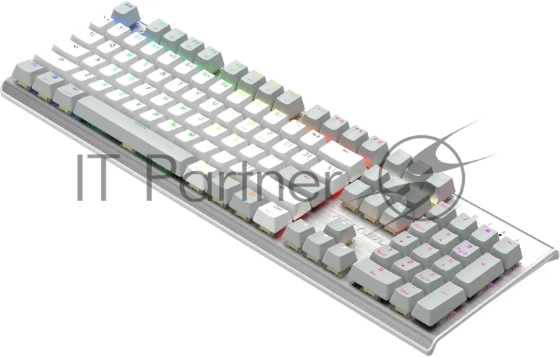 Клавиатура A4Tech Fstyler FS100 Neon механическая серый/белый USB for gamer LED (FS100)