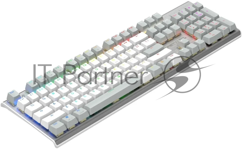 Клавиатура A4Tech Fstyler FS100 Neon механическая серый/белый USB for gamer LED (FS100)