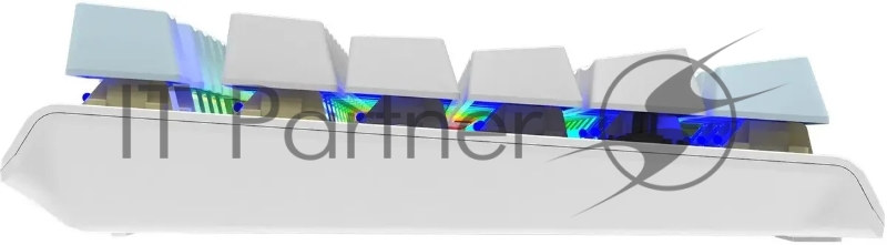 Клавиатура A4Tech Fstyler FS100 Neon механическая синий/белый USB for gamer LED (FS100)