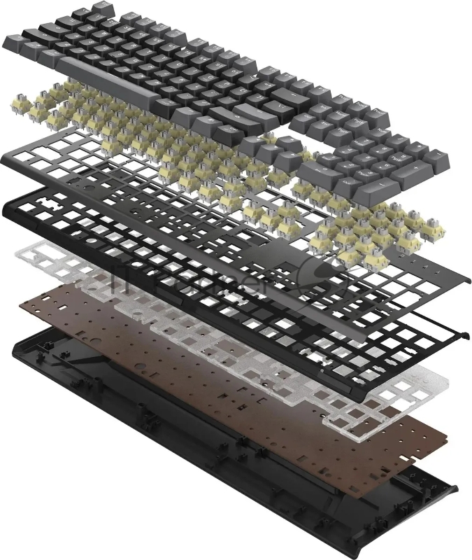 Клавиатура A4Tech Fstyler FS100 Neon механическая черный USB for gamer LED (FS100)