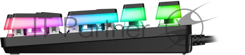 Клавиатура Acer Nitro OKW303 механическая черный USB for gamer LED (ZL.KBDCC.01D)