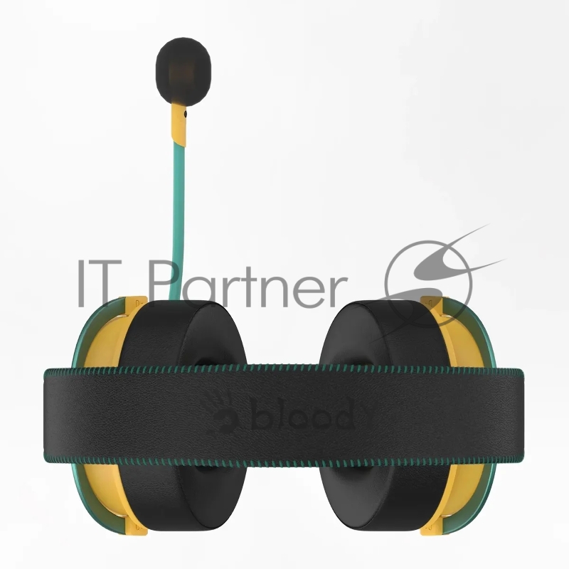 Наушники с микрофоном A4Tech Bloody M595 Renegade желтый/рисунок 2.3м мониторные USB оголовье (M595)