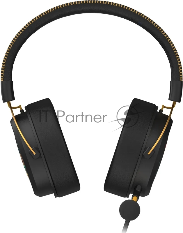 Наушники с микрофоном A4Tech Bloody M595 Renegade черный/рисунок 2.3м мониторные USB оголовье (M595)