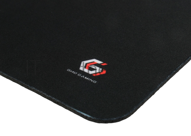 Коврик для мыши Gembird MP-35-25-BLACK, черный, 350х250х3мм, ткань+резина, пакет