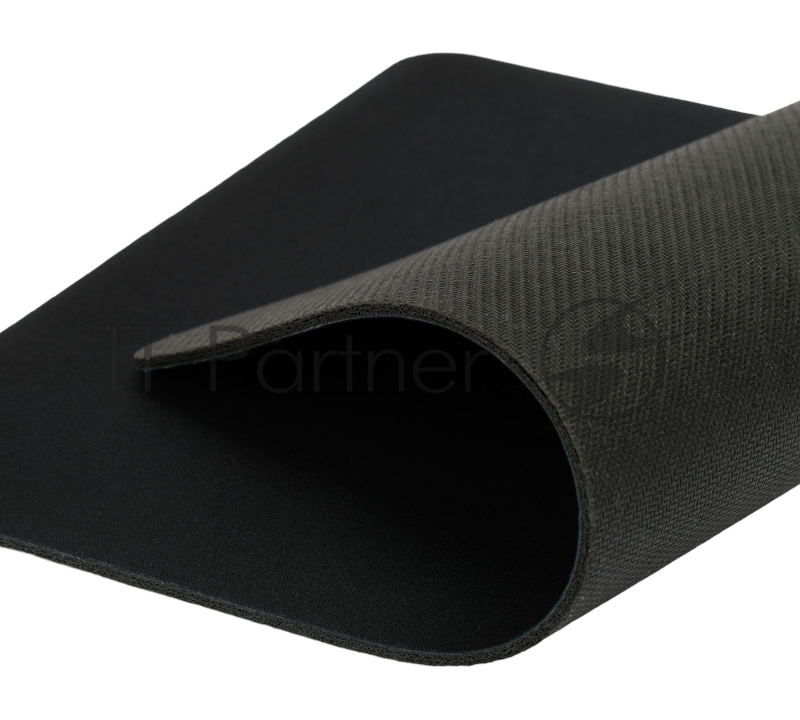 Коврик для мыши Gembird MP-35-25-BLACK, черный, 350х250х3мм, ткань+резина, пакет