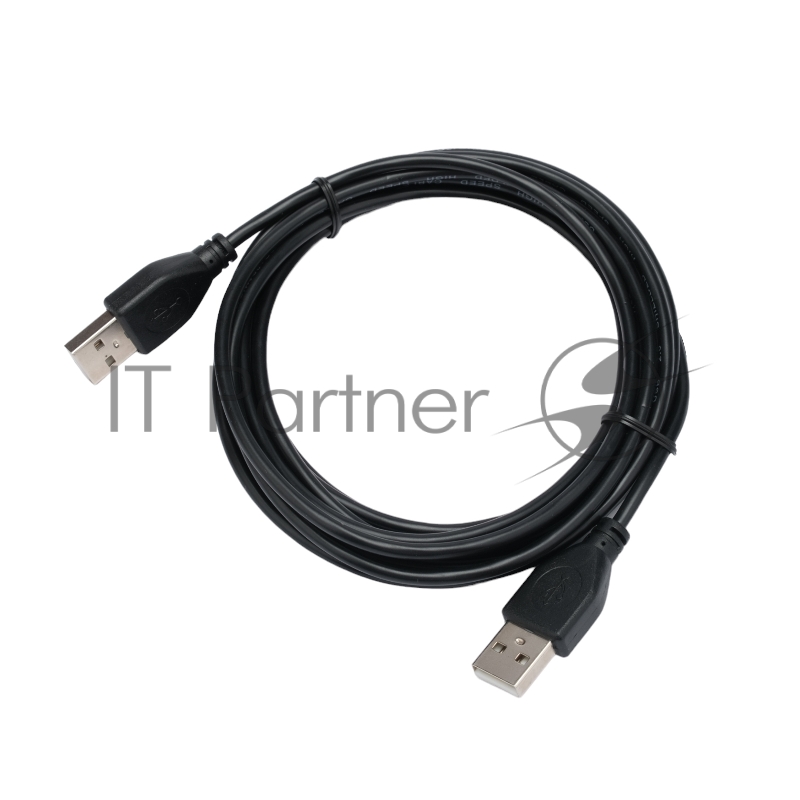 Кабель USB2.0 Cablexpert CC-USB2-AMAM-3M, AM/AM, экран, 28/26AWG, медь, Pro, 3м, черный, пакет