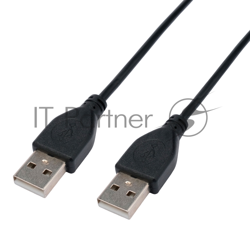 Кабель USB2.0 Cablexpert CC-USB2-AMAM-3M, AM/AM, экран, 28/26AWG, медь, Pro, 3м, черный, пакет