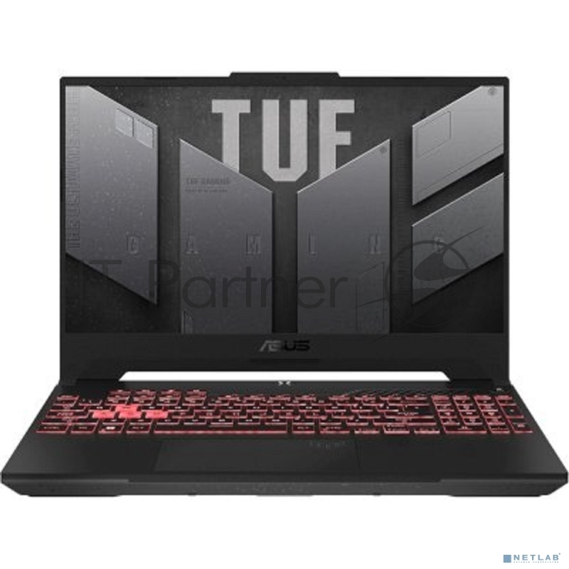 Ноутбук игровой ASUS TUF Gaming A17 FA707NU-HX070 Ryzen 5 7535HS 16Gb SSD 1Tb NVIDIA RTX 4050 6Gb 17,3 FHD IPS Cam 90Вт*ч No OS Серый FA707NU-HX070 90NR0EF5-M00430