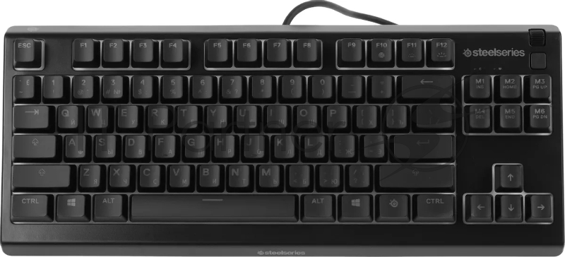 Клавиатура Steelseries Apex 3 TKL RU черный USB for gamer LED (64817)