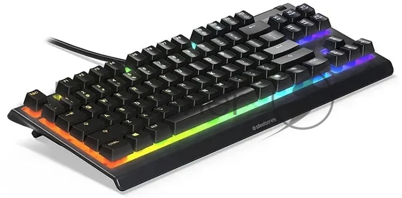 Клавиатура Steelseries Apex 3 TKL RU черный USB for gamer LED (64817)