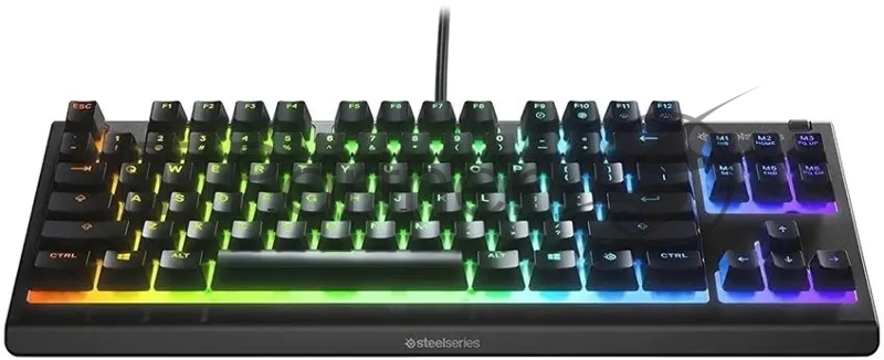 Клавиатура Steelseries Apex 3 TKL RU черный USB for gamer LED (64817)
