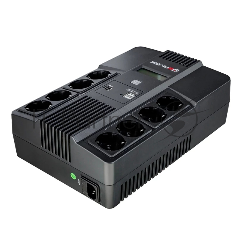 Источник бесперебойного питания Ермак 800 ВА/480 Вт, 8xSchuko, LED, USB (СБП ЕРМАК 220-220.0,8-32-ВНЛ)