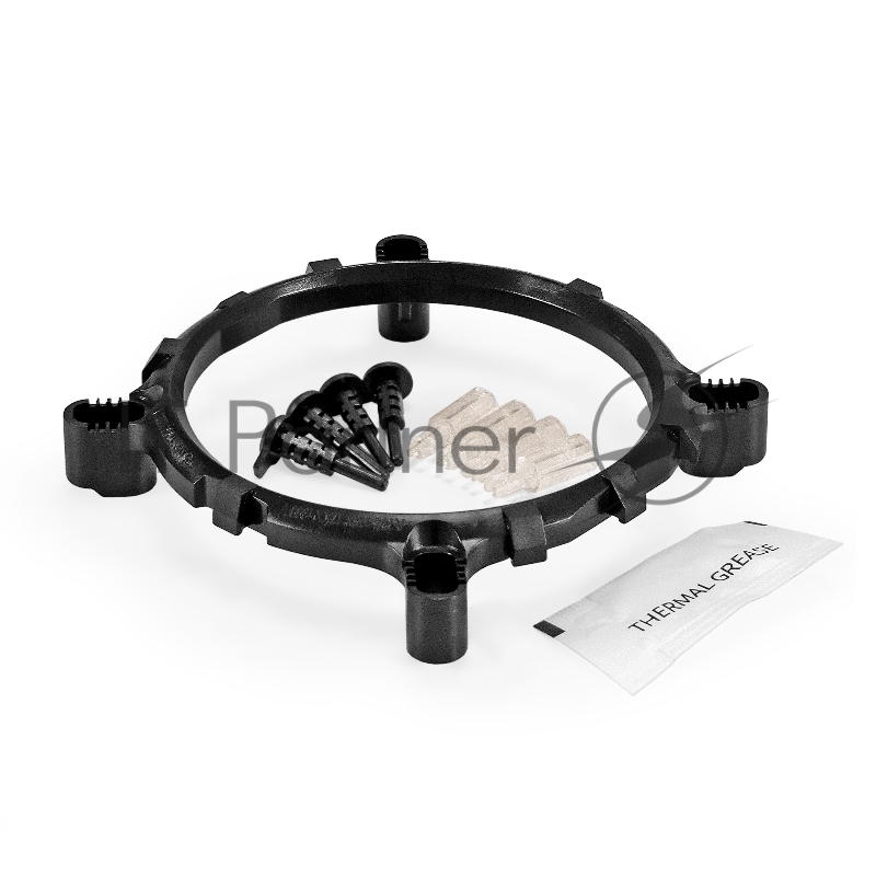 Кулер ExeGate Wizard EE91-PWM.RGB (Al, LGA775/1150/1151/1155/1156/120 TDP 75W, Fan 90mm, PWM, 800-2400RPM, Hydro bearing, 4pin, 11-24db, 170г, многоцветная подсветка, с термопастой, на защелка