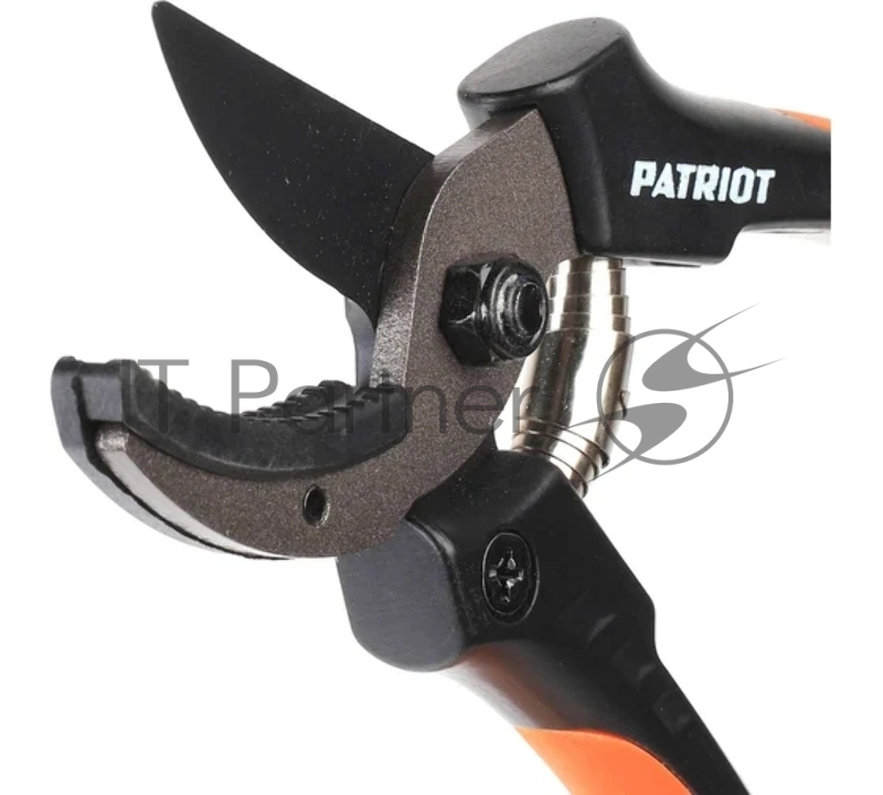 Секатор PATRIOT PAP-177,контактный,наковаленка (cталь 65 Mn), лезвие (япон.сталь SK5), PP+TPR рукоятки, пружин.привод,177 мм