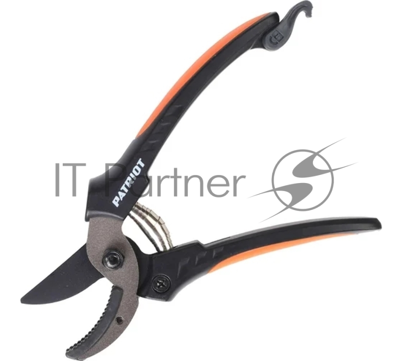 Секатор PATRIOT PAP-177,контактный,наковаленка (cталь 65 Mn), лезвие (япон.сталь SK5), PP+TPR рукоятки, пружин.привод,177 мм