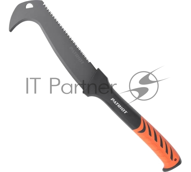 Секач Patriot PB-521. 521 мм, ПТФЭ (Teflon) покрытие, 52 HRC, пила, PP+TPR рукоять, ножны