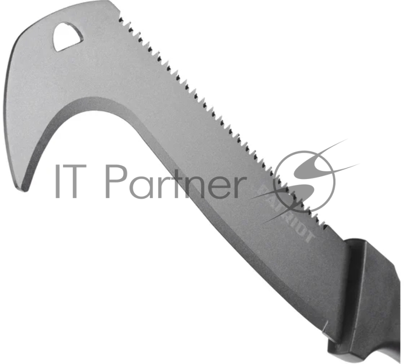 Секач Patriot PB-521. 521 мм, ПТФЭ (Teflon) покрытие, 52 HRC, пила, PP+TPR рукоять, ножны
