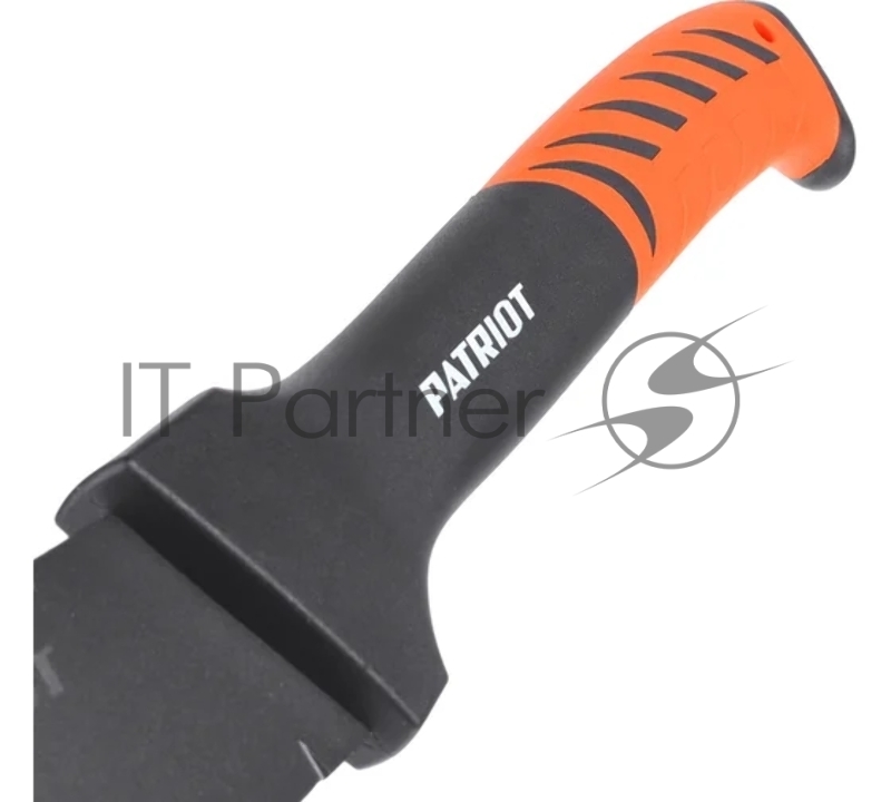 Секач Patriot PB-521. 521 мм, ПТФЭ (Teflon) покрытие, 52 HRC, пила, PP+TPR рукоять, ножны